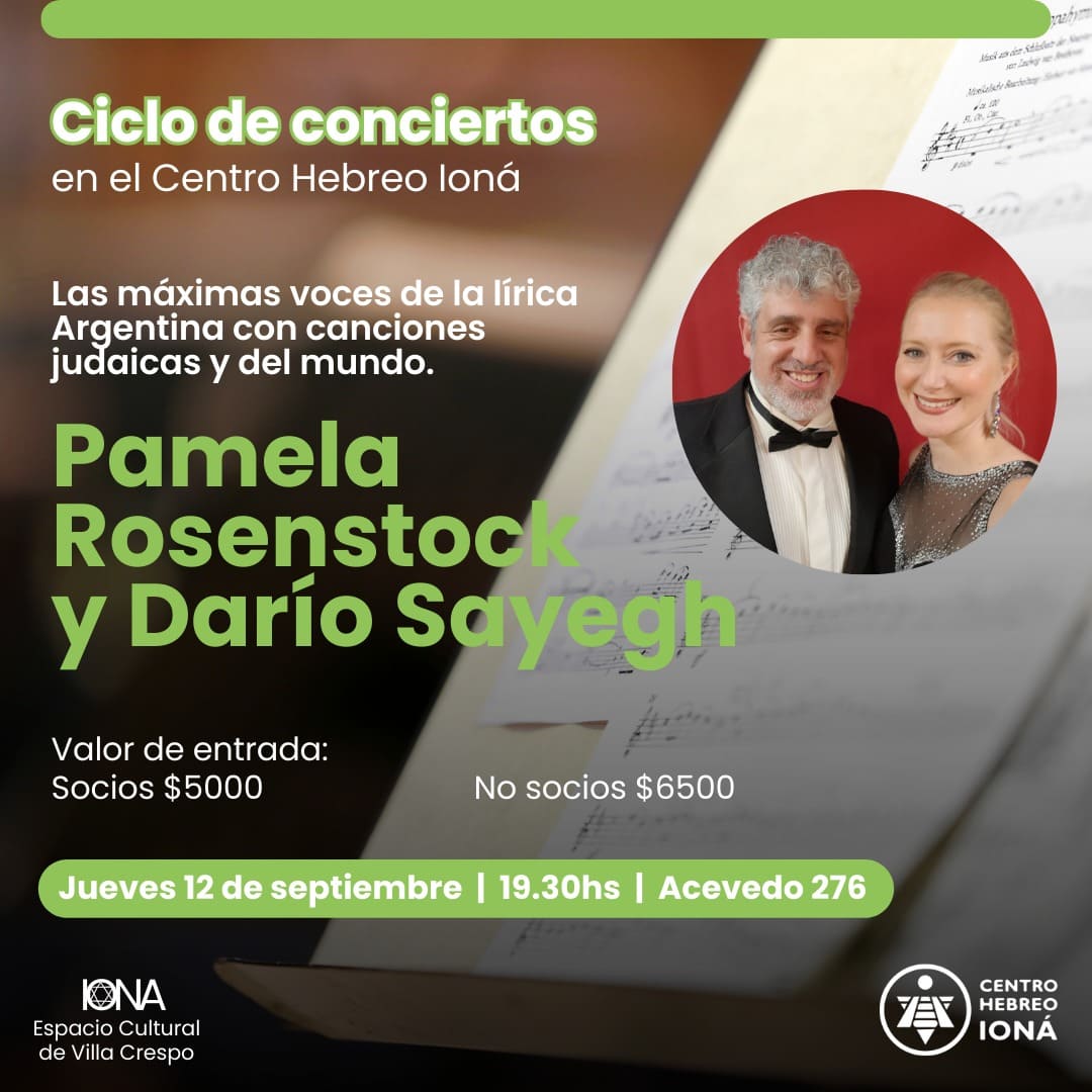 Te invitamos en el marco del nuevo «Espacio Cultural de Villa Crespo, Ioná»