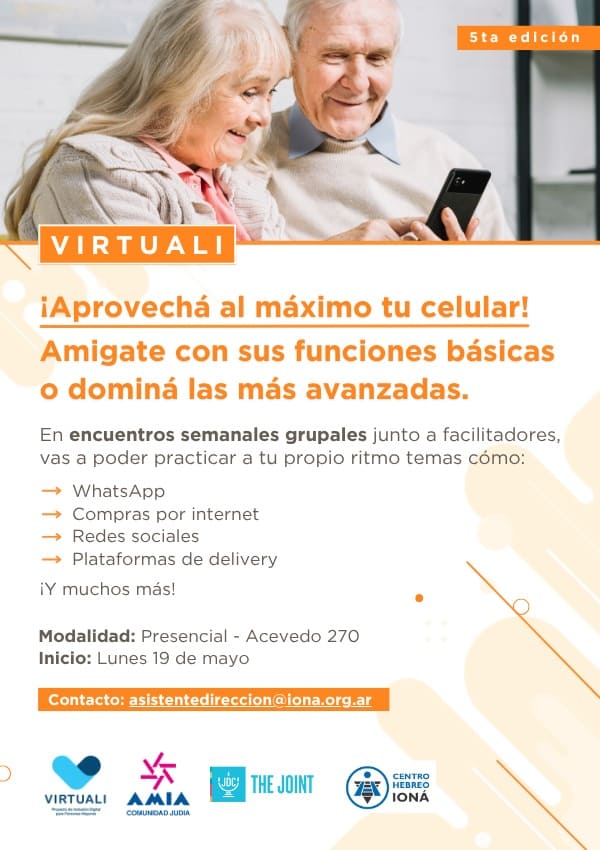 Llega la 5ta edición de Virtuali al Centro Hebreo Iona.