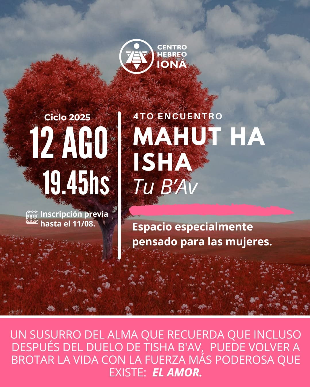 MAHUT HA ISHA: Tu B’Av, el 15 de Av